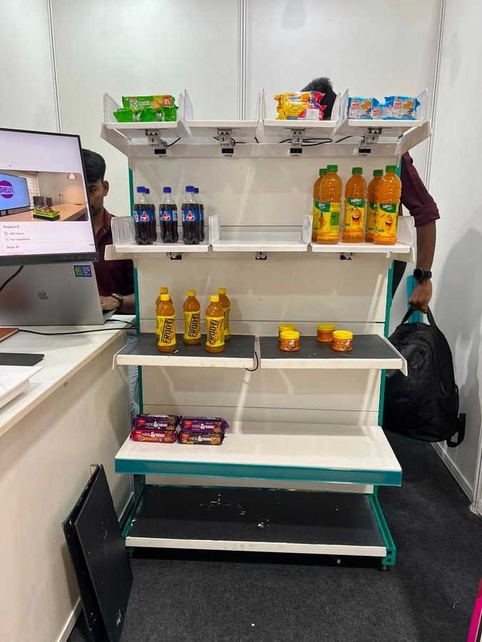 SHELFi smart shelf on the demo floor