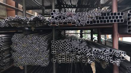 Raw tube & pipe stock.